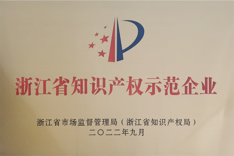 華普永明榮獲2022年浙江省知識產權示范企業(yè)稱號